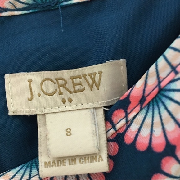 3/$25 J.Crew Seaside printed Cami Dress - Picture 7 of 8